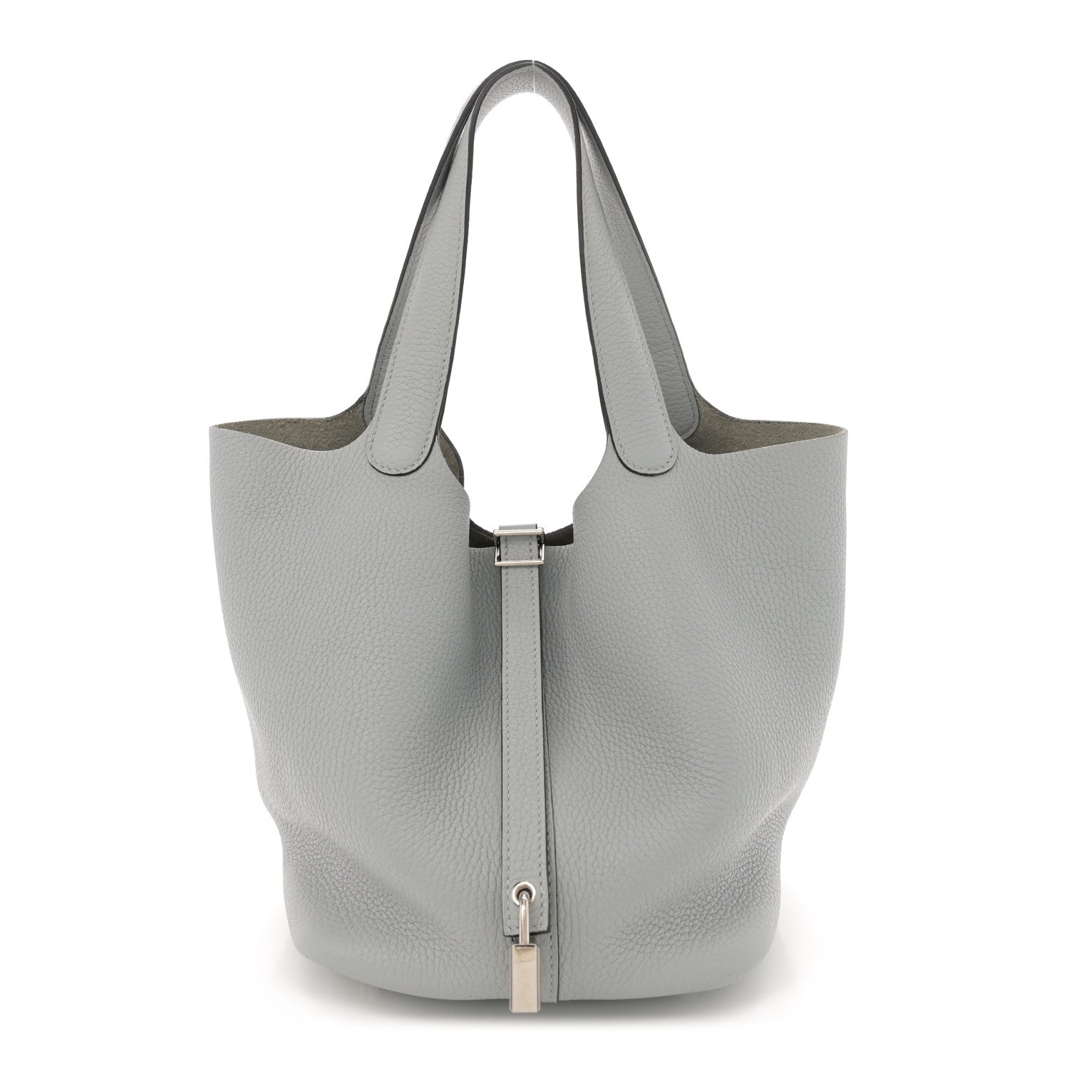 Hermes Taurillon Clemence Picotin Lock 22 MM Bleu Pale 1 of 11