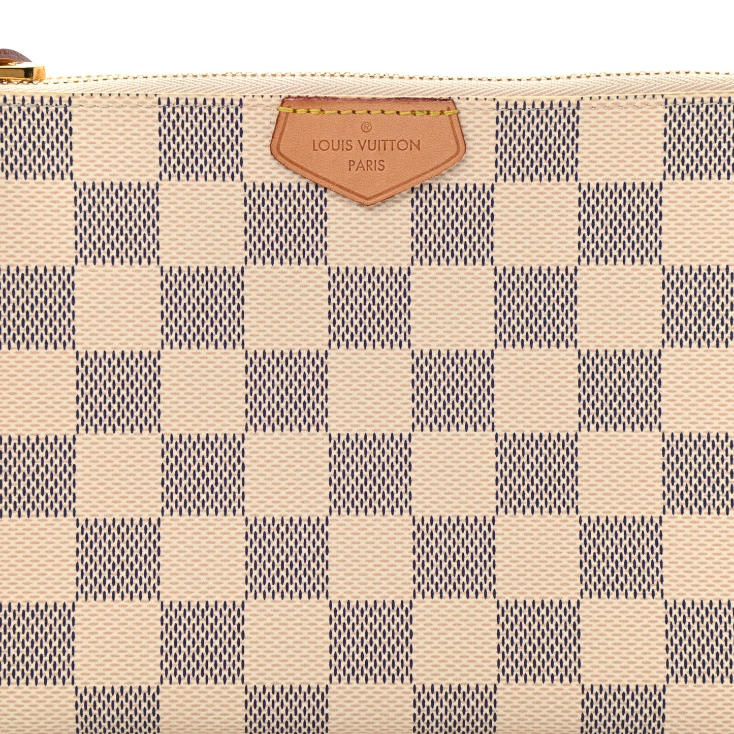 Damier Azur Double Zip Pochette