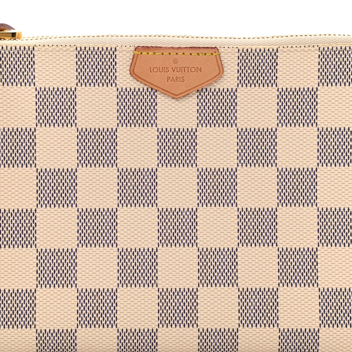 Louis Vuitton Damier Azur Double Zip Pochette 7 of 12
