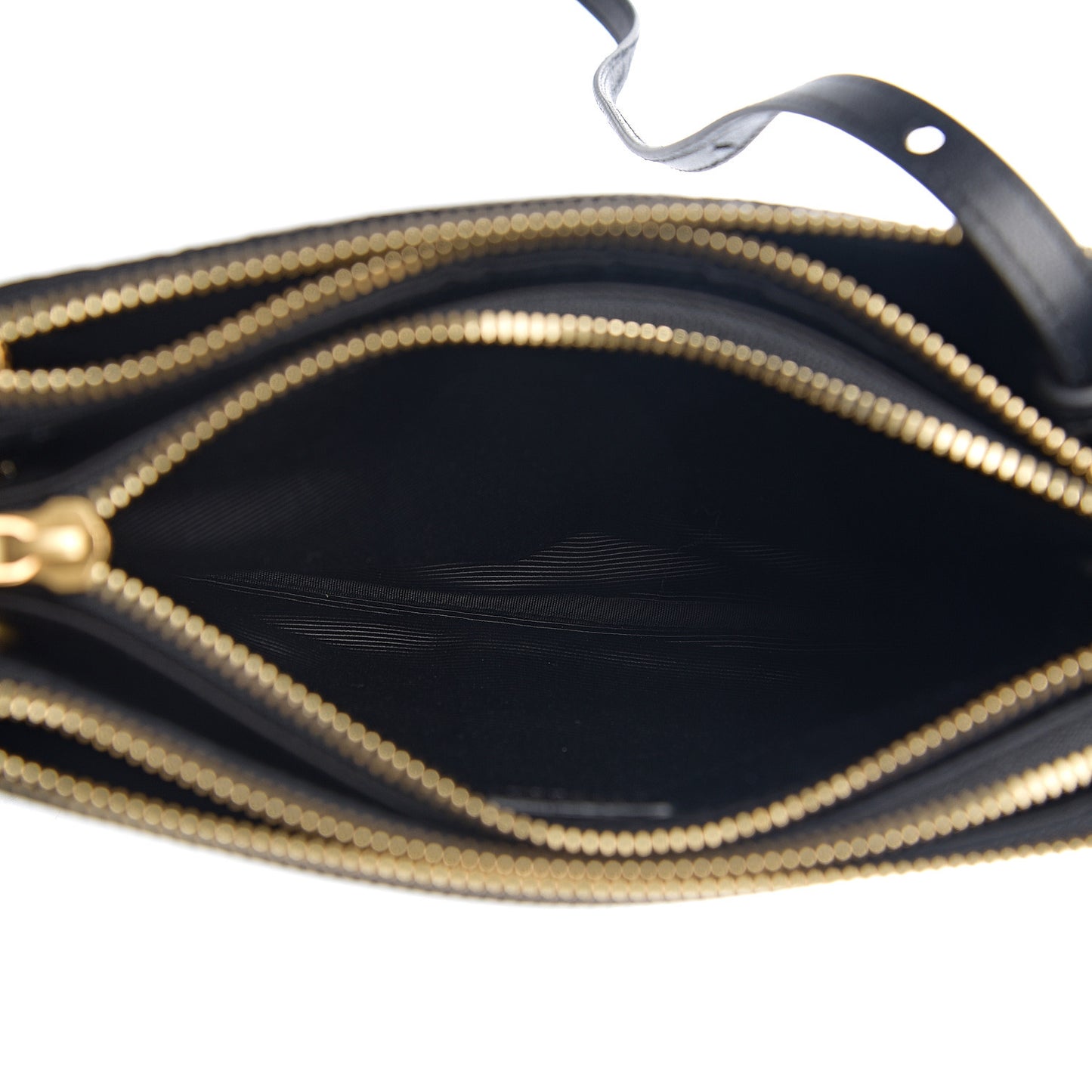 Sequin Small Trio Crossbody Bag Black