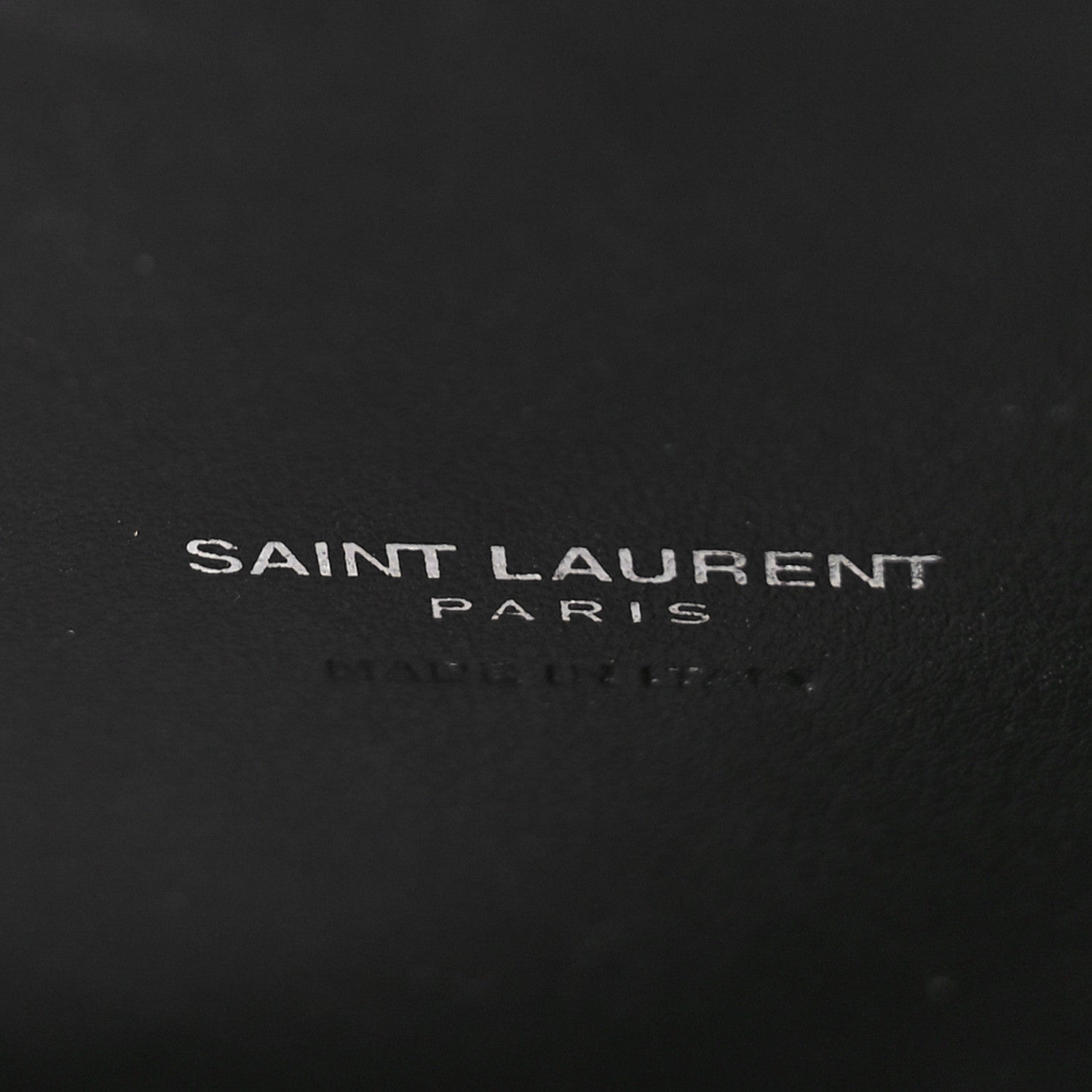 Saint Laurent Calfskin Crocodile Embossed Small Sac de Jour Black 8 of 11