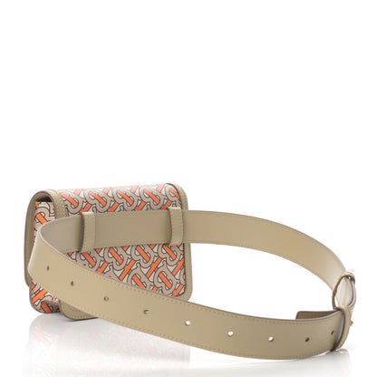Burberry Calfskin Monogram TB Bum Bag Bright Orange 3 of 10