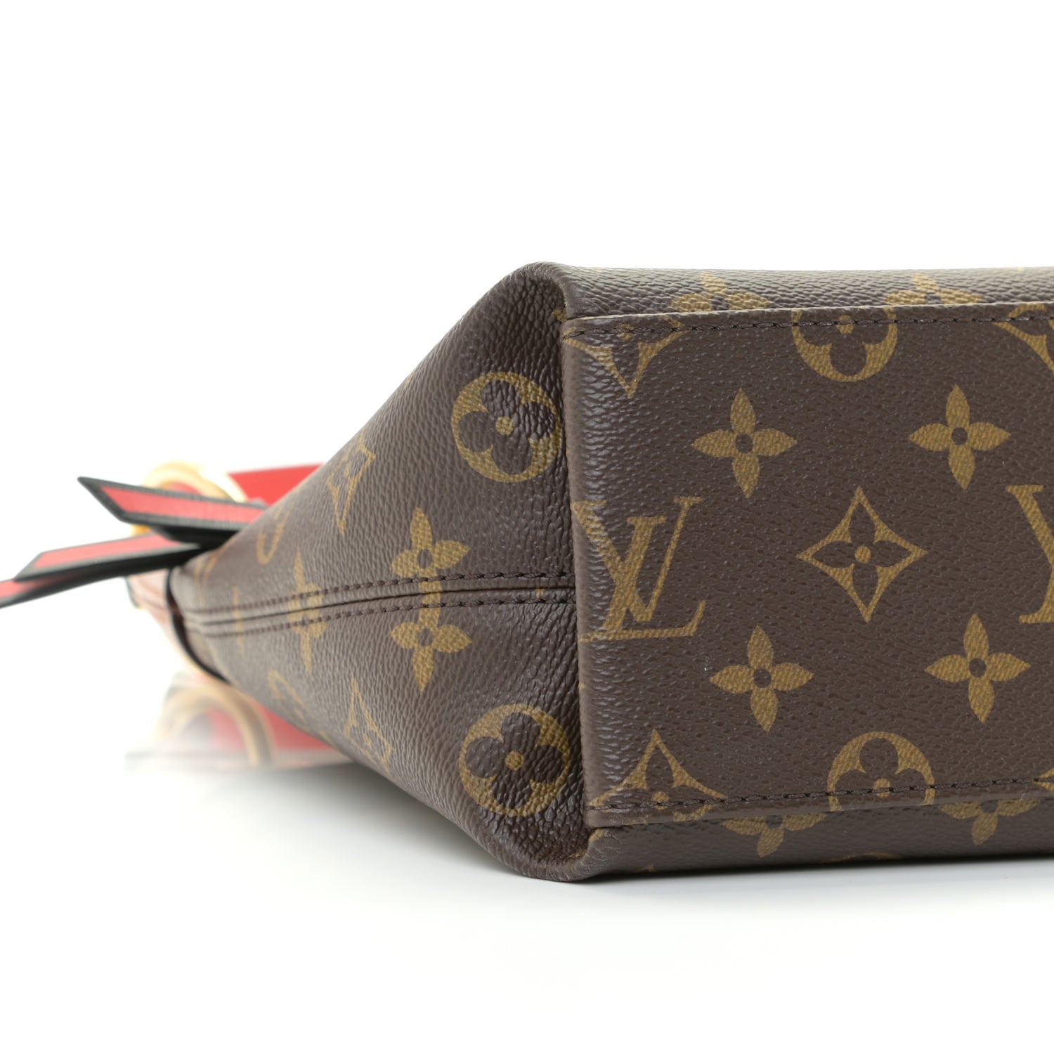 Louis Vuitton Monogram Tuileries Besace Caramel Rouge 7 of 12