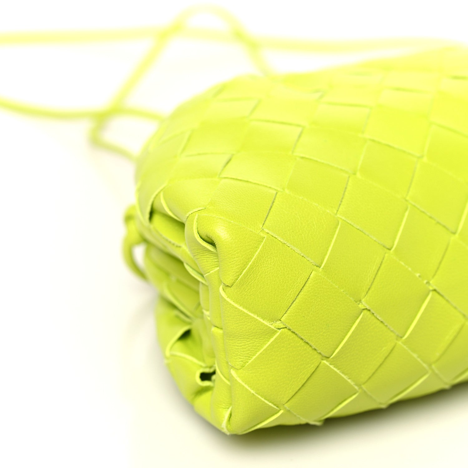 Bottega Veneta Nappa Intrecciato The Mini Pouch Kiwi 8 of 9