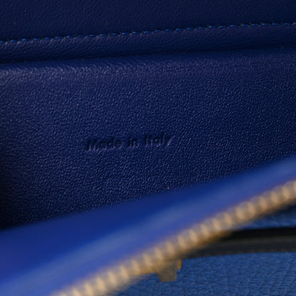 Celine Elephant Calfskin Mini Tri-Color Belt Bag Indigo 7 of 16