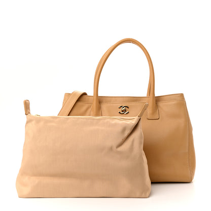 Chanel Calfskin Cerf Executive Shopper Tote Beige 3 of 11