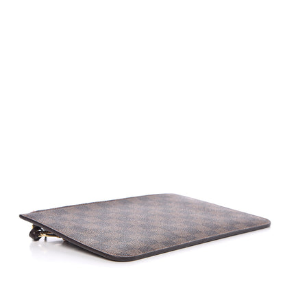 Louis Vuitton Damier Ebene Neverfull MM GM Pochette Rose Ballerine 4 of 12