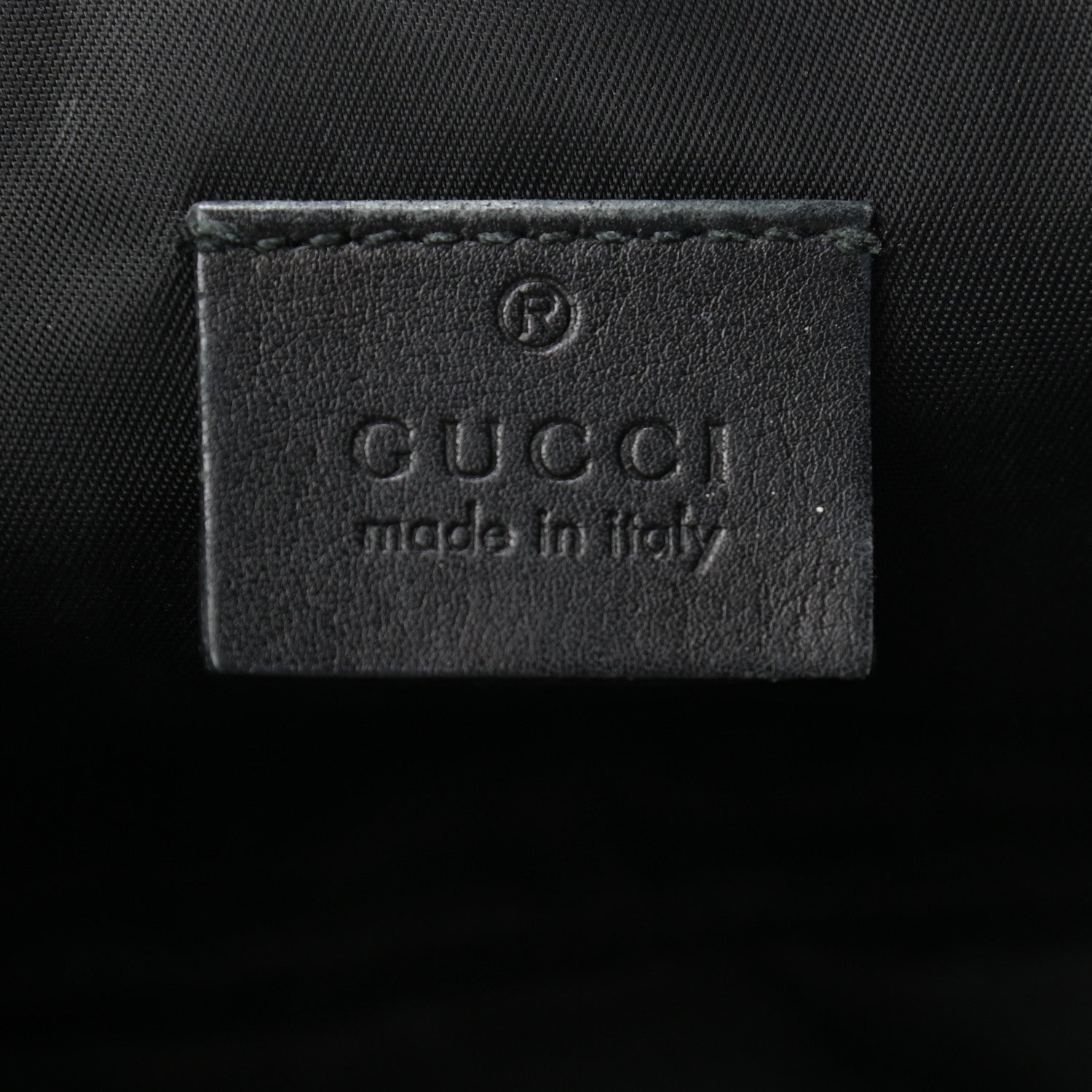 Gucci Guccissima Signature New Britt Wristlet Black 6 of 9