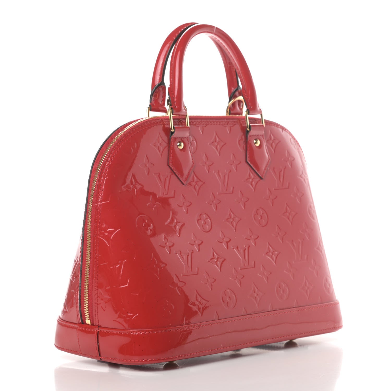 Louis Vuitton Vernis Alma PM Cherry 2 of 4