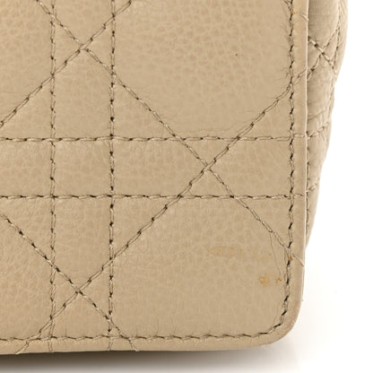 Christian Dior Calfskin Cannage Small Caro Bag Beige 9 of 9