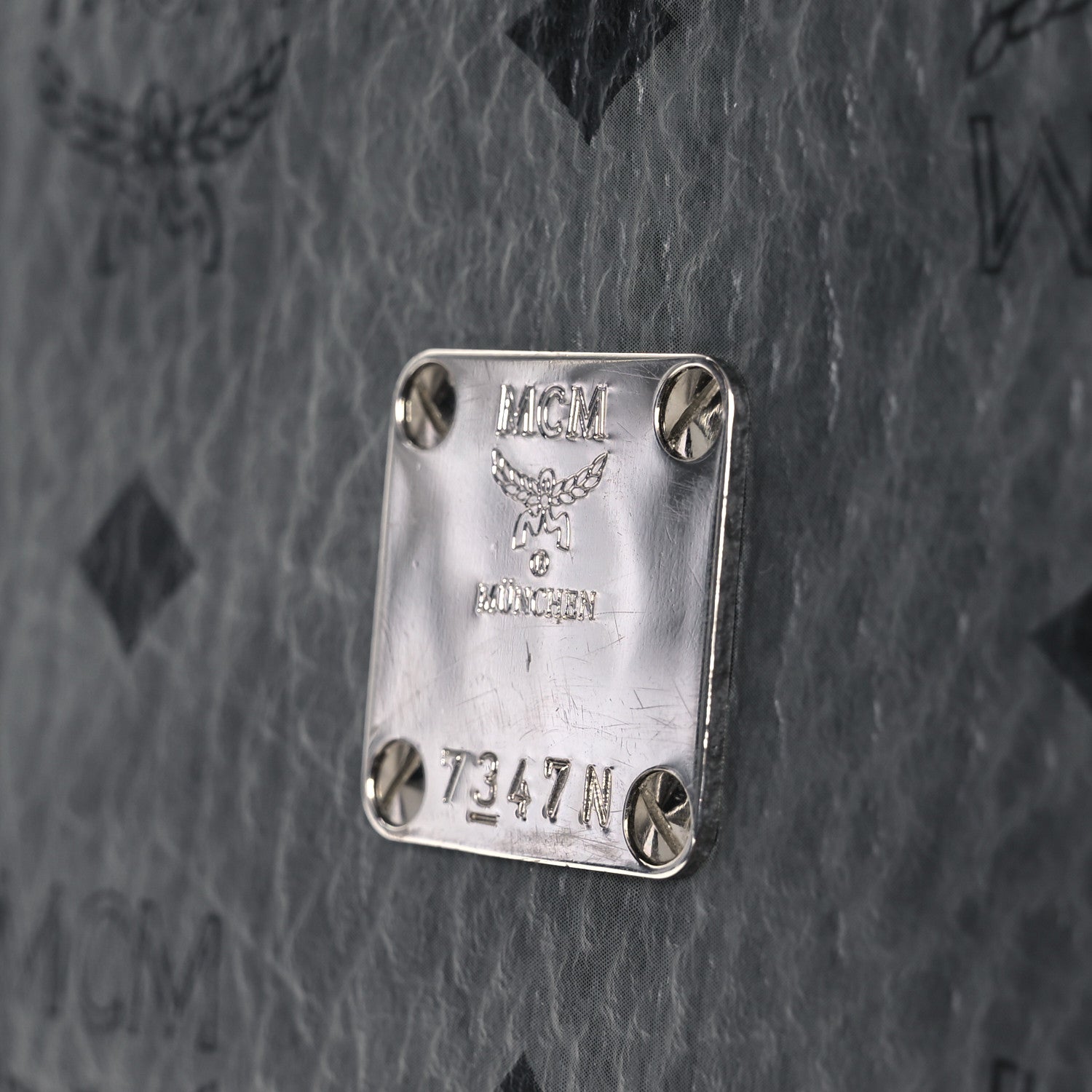 MCM Visetos Vanity Case Grey 15 of 19