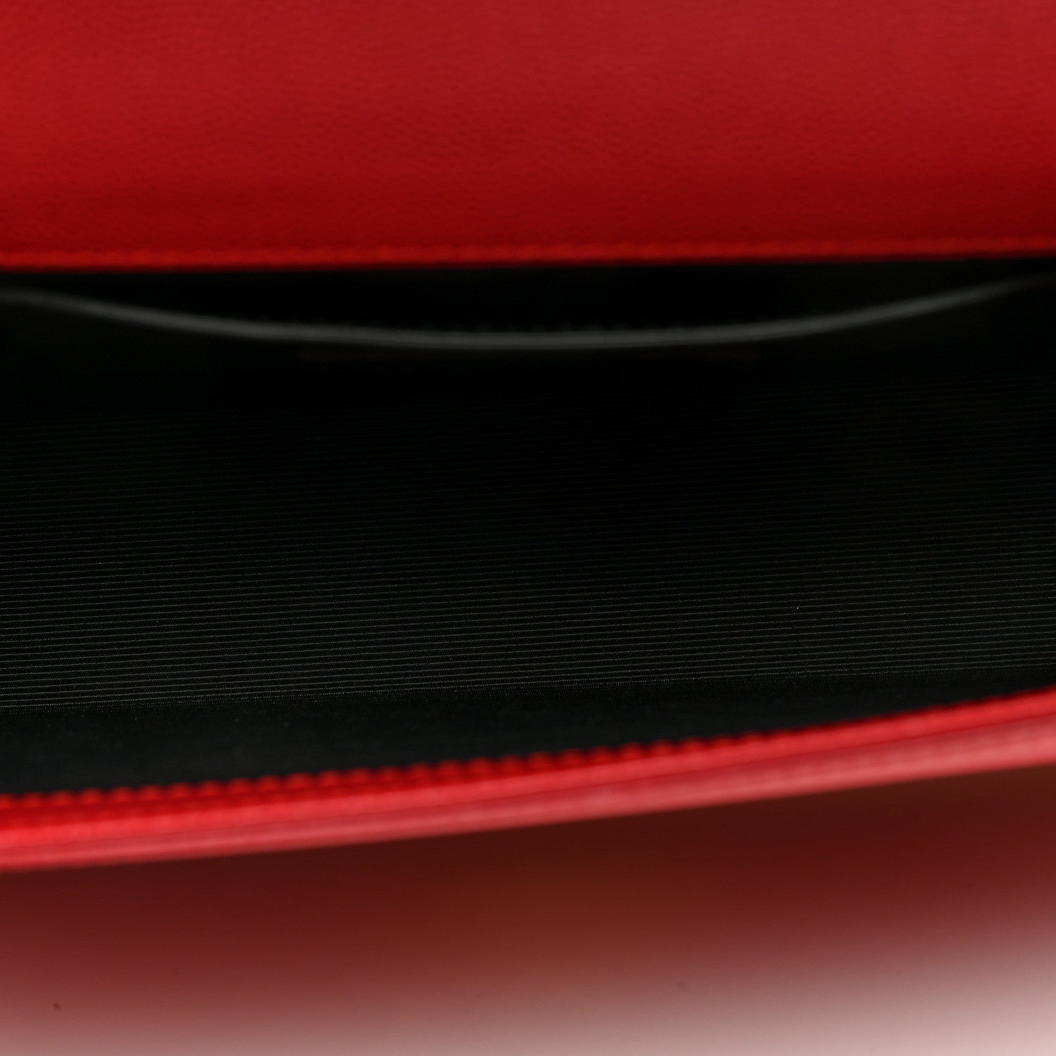 Saint Laurent Grain De Poudre Medium Monogram Kate Satchel Red 5 of 9