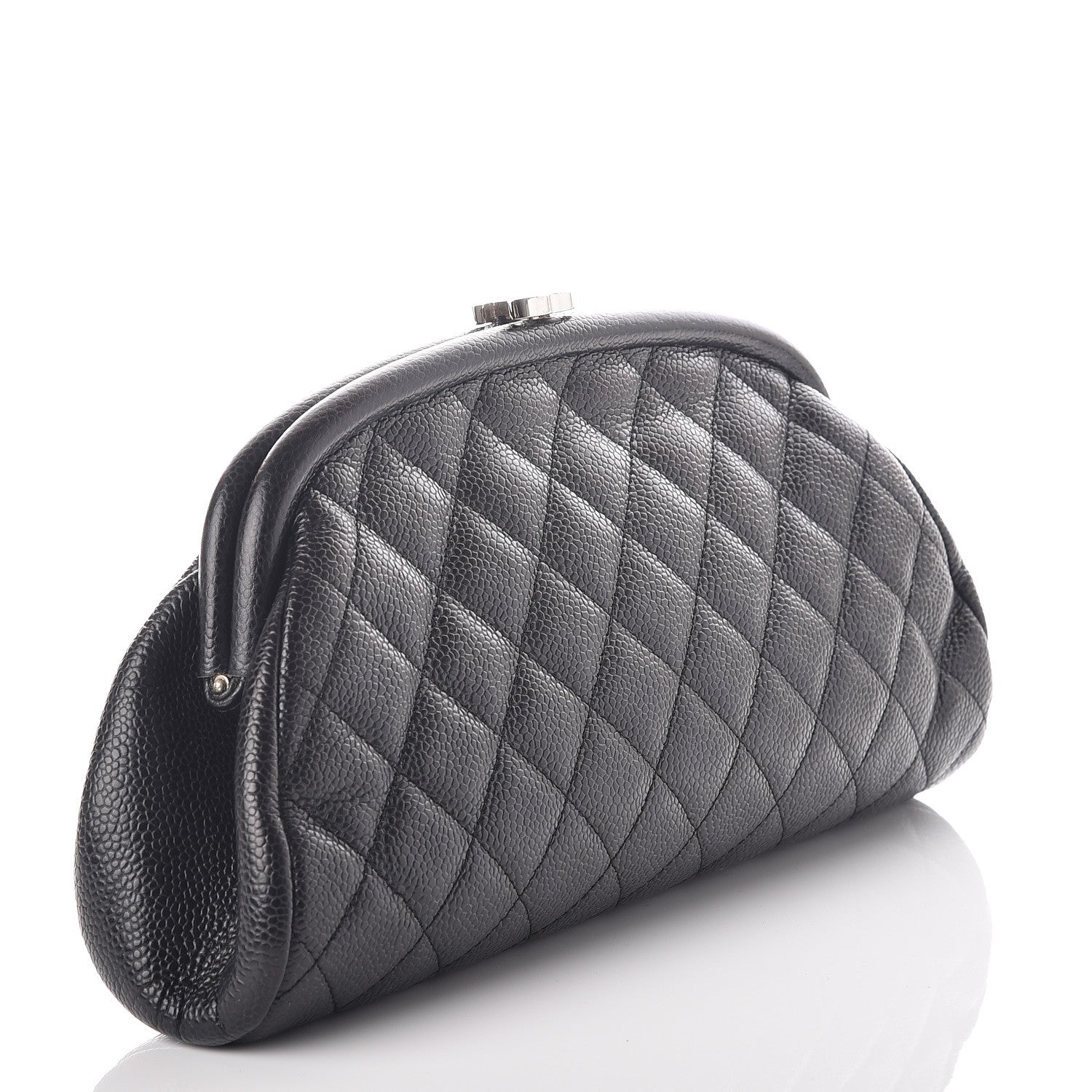 Chanel Caviar Quilted Timeless Clutch Black 3 of 9