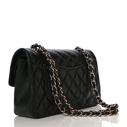 Chanel Lambskin Quilted Small Double Flap Black 3 of 11