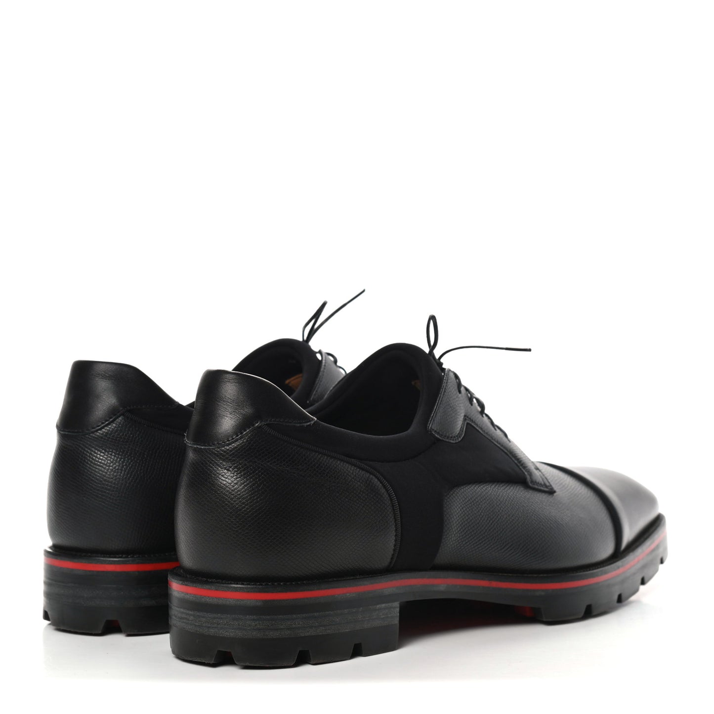 Smooth Textured Calfskin Mika Sky Mens Flats 46 Black