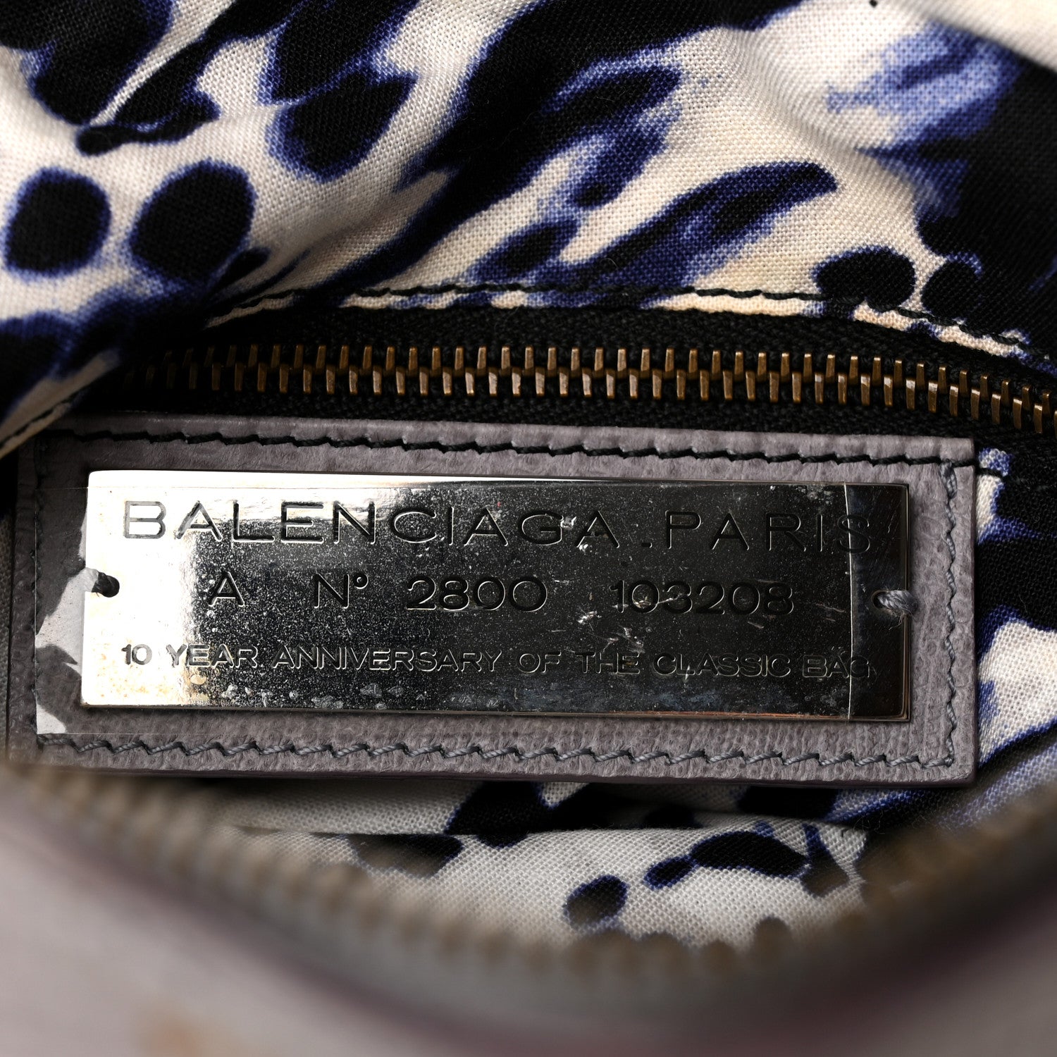 Balenciaga Agneau Lizard Embossed Classic Hardware First Fer 7 of 13