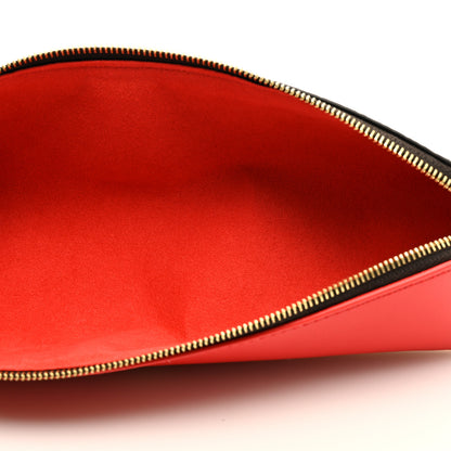 Louis Vuitton Monogram Monogram 2021 Christmas Animation London Elizabeth Pencil Pouch Coquelicot 6 of 7