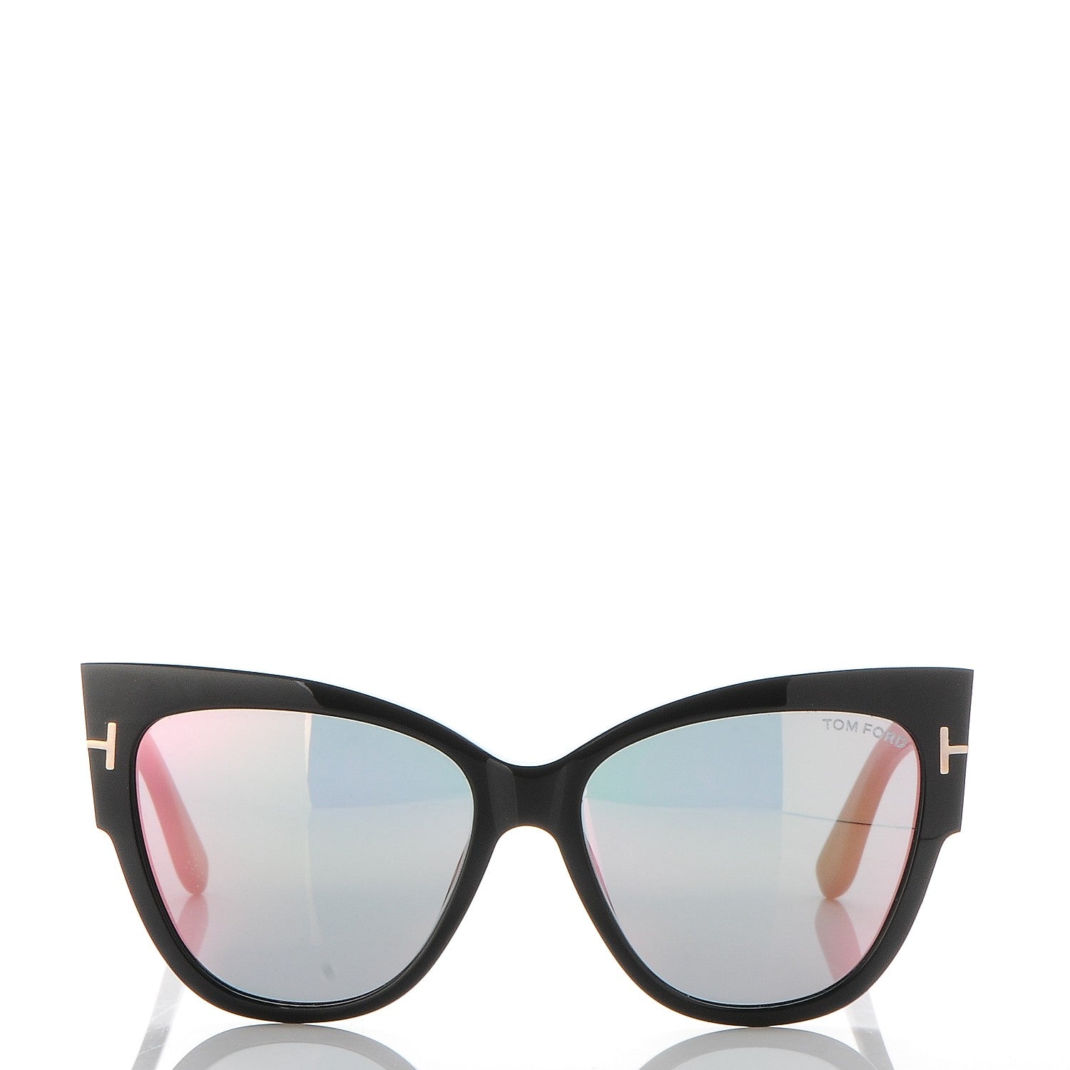 Tom Ford Acetate Anoushka Cat Eye Sunglasses TF371 Black 2 of 9