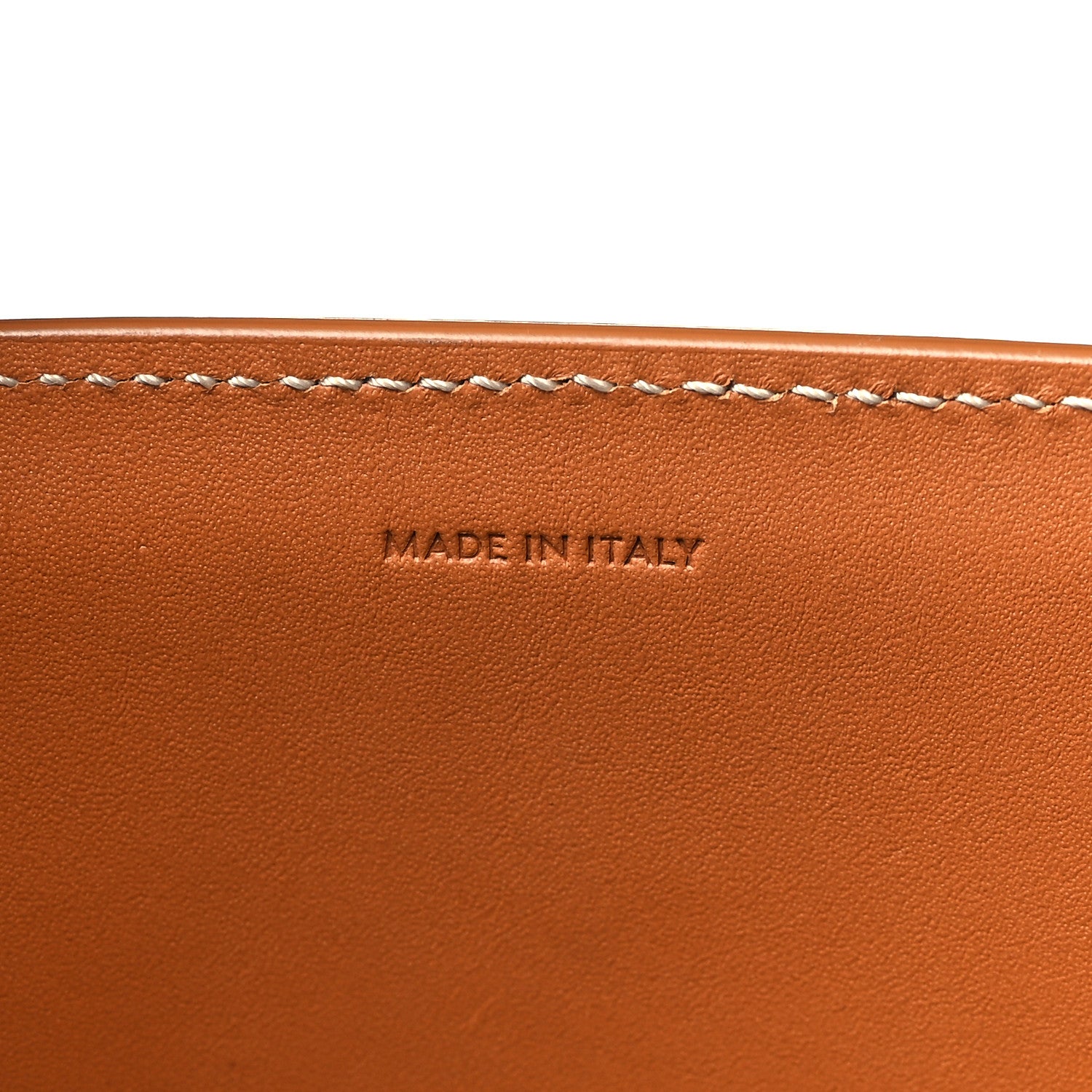 Celine Canvas Calfskin Logo Print Small Vertical Cabas Natural Tan 7 of 9