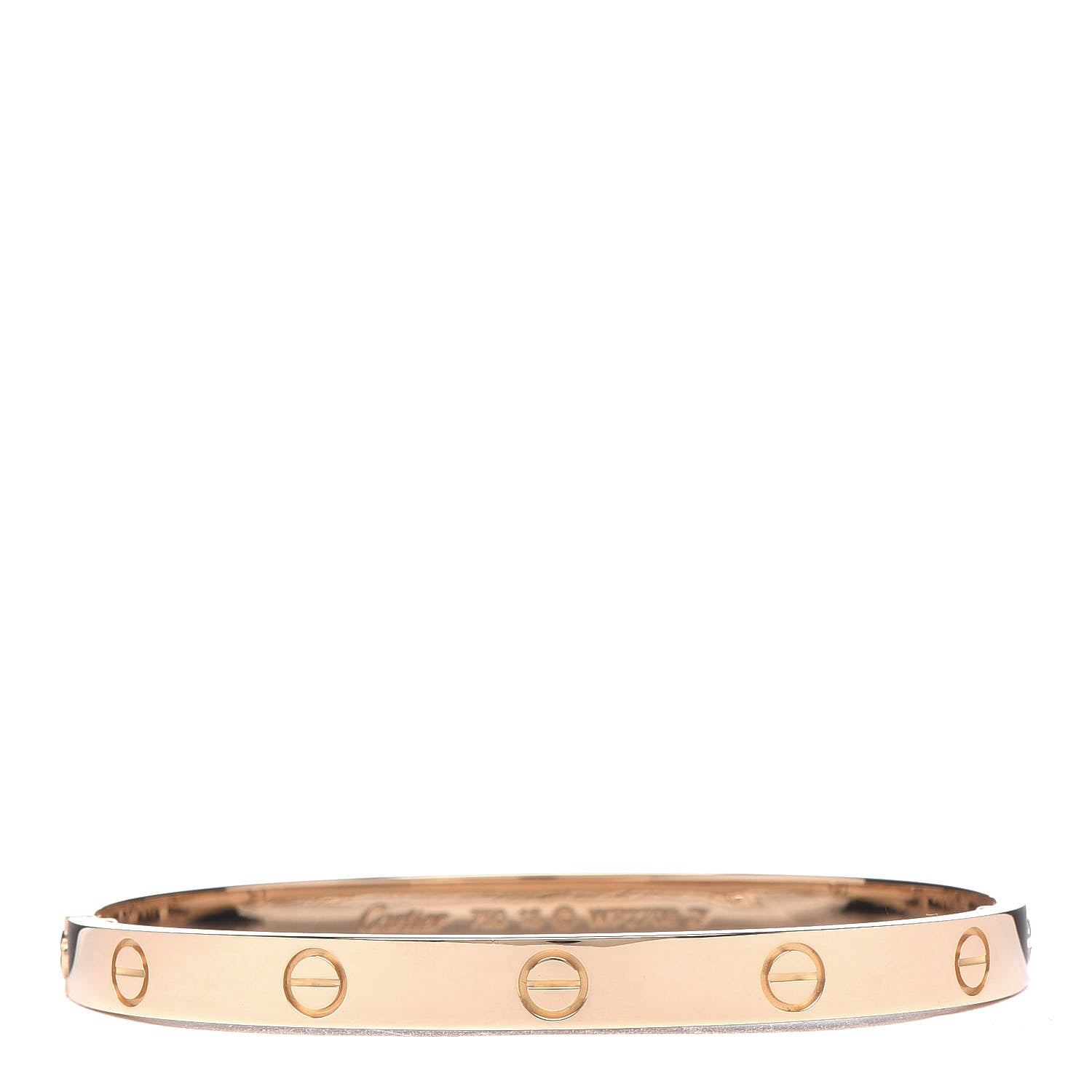 Cartier 18K Yellow Gold LOVE Bracelet 18 1 of 6
