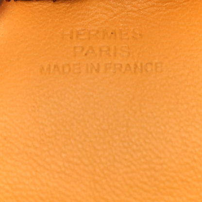 Hermes Milo Lambskin Grigri Rodeo Horse Bag Charm MM Jaune D'Or Bleu Agate Cornaline 3 of 4