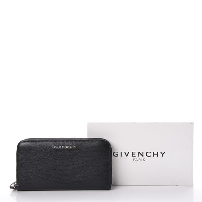 Givenchy Sugar Goatskin Pandora Zip Around Wallet Black 11 of 11