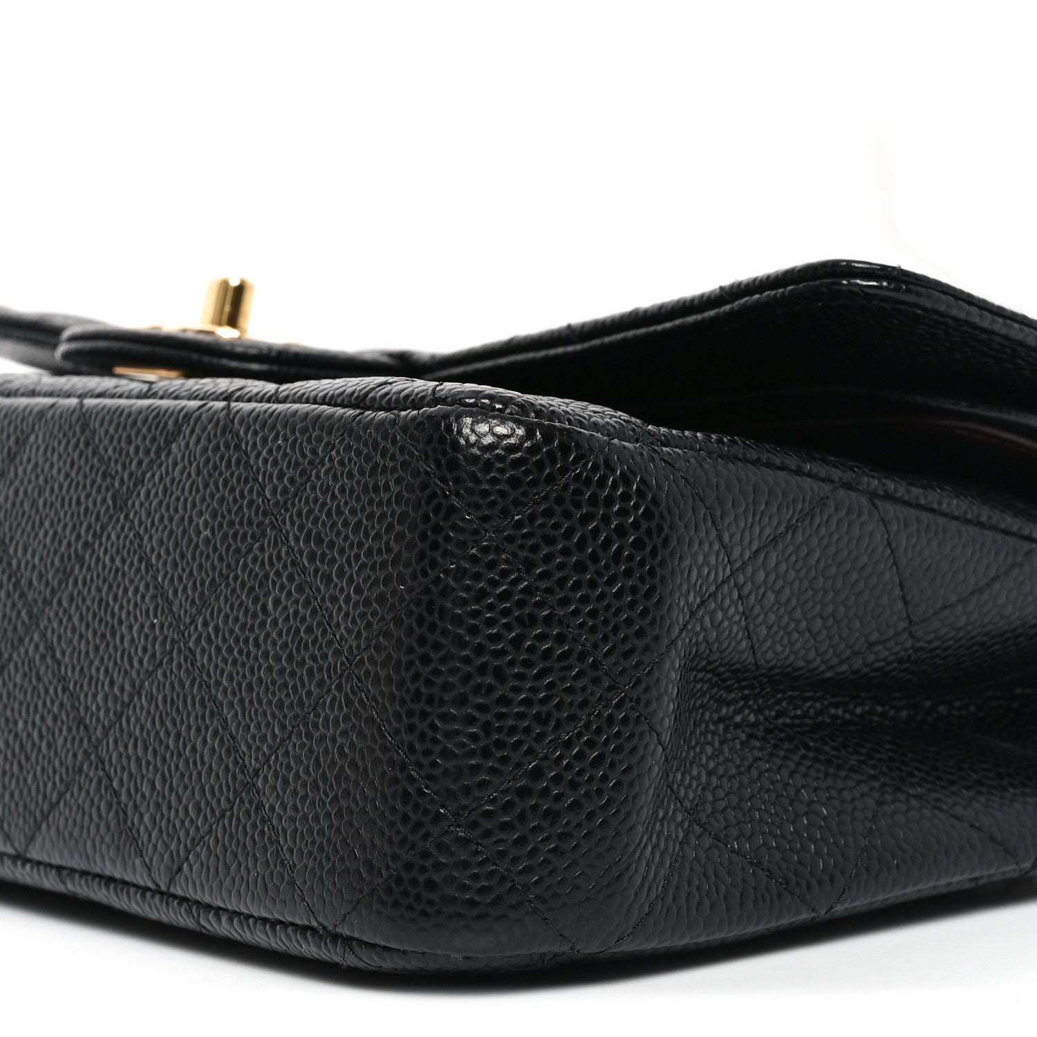 Chanel Caviar Quilted Medium Double Flap Black 10 of 11