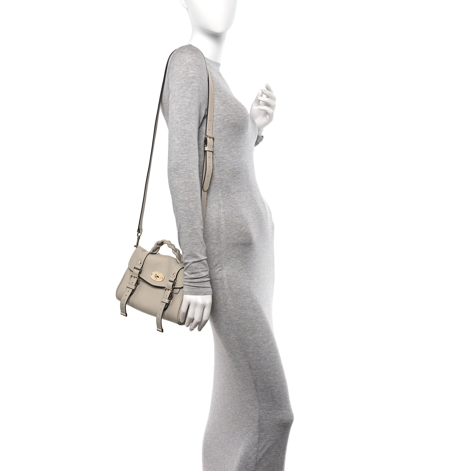 Mulberry Heavy Grain Mini Alexa Chalk 2 of 10