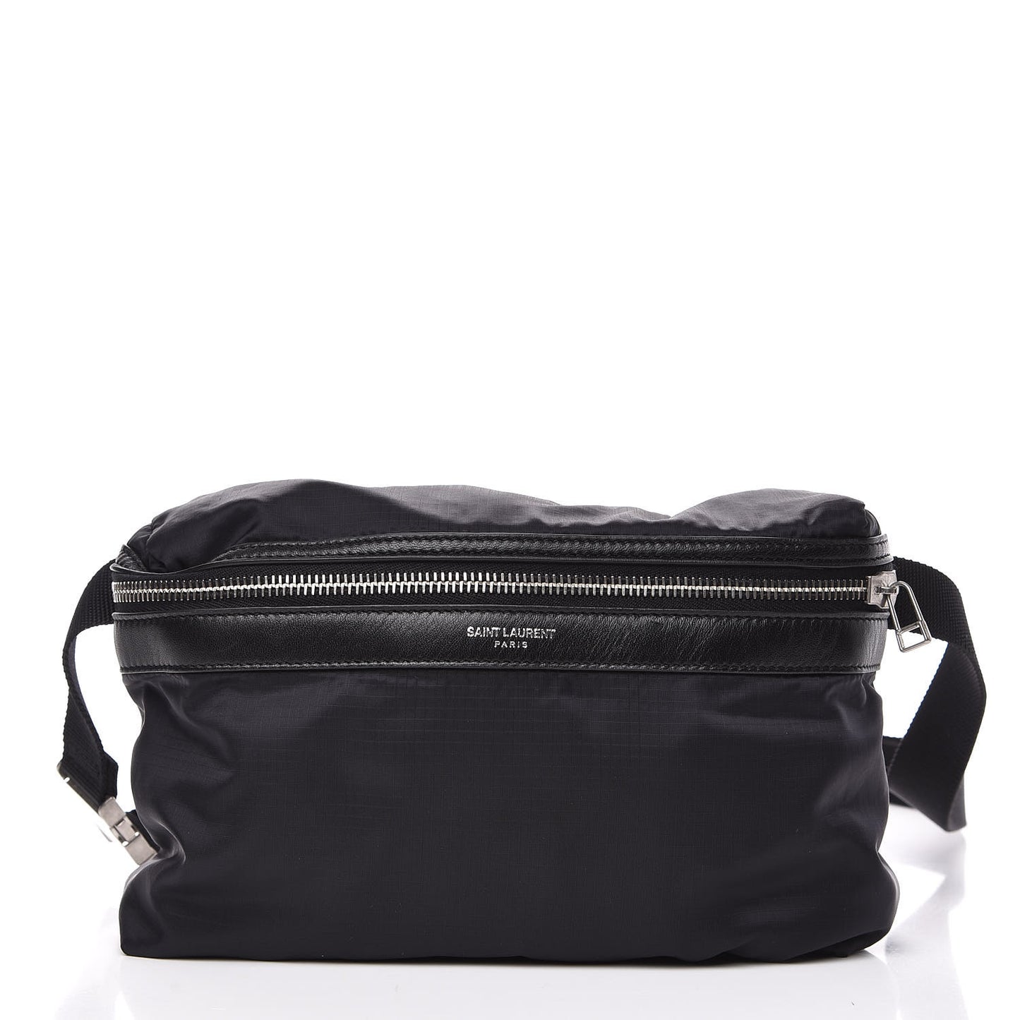Nylon City Fold Up Backpack Belt Bag Black