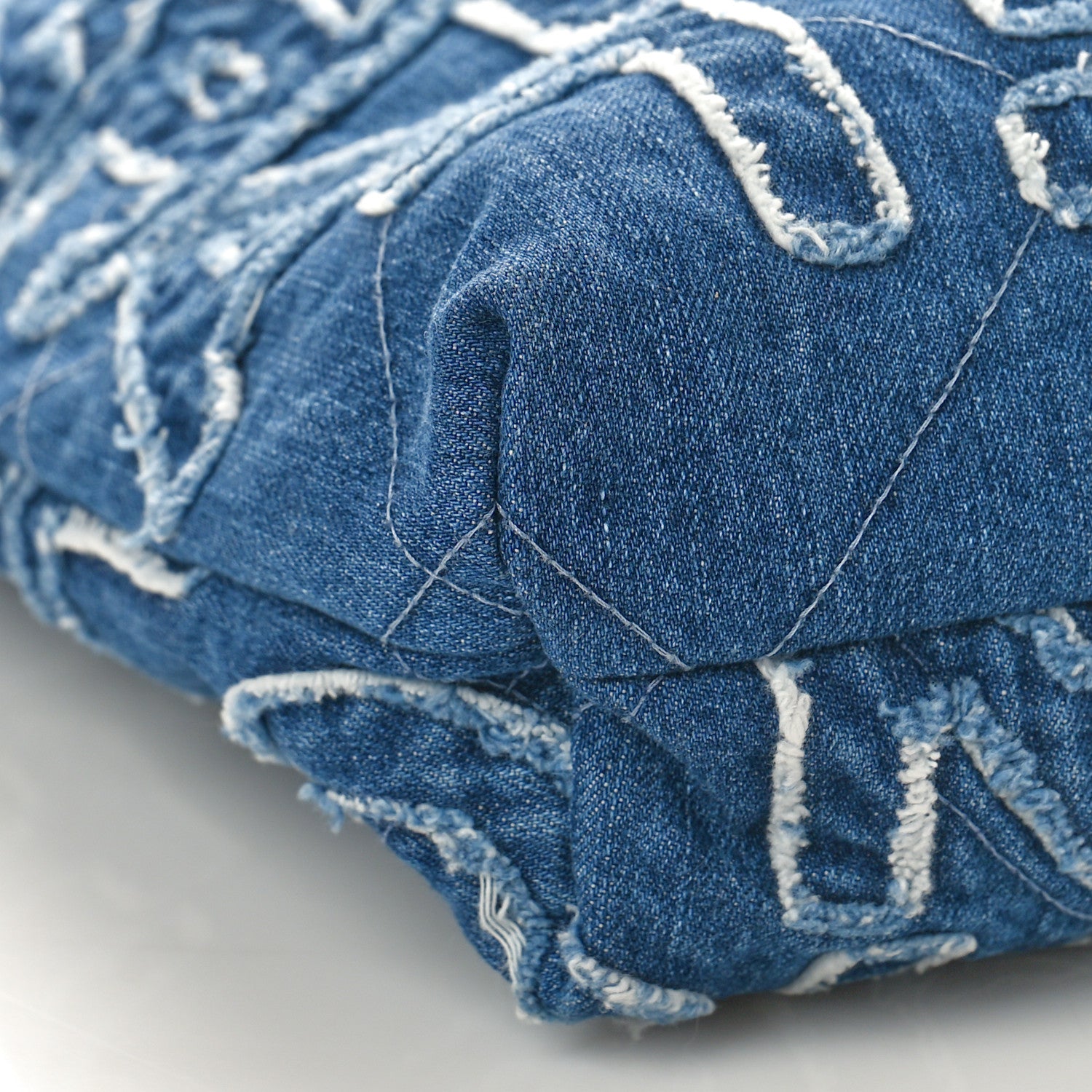 Chanel Denim Patchwork Quilted Chanel 22 Blue 10 of 11