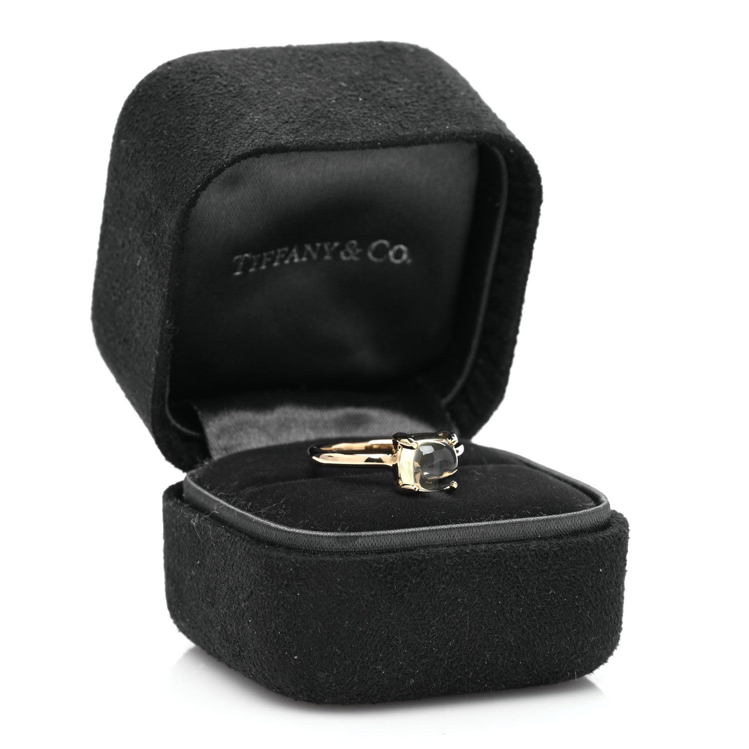 Tiffany 18K Yellow Gold Citrine 7mm Paloma Picasso Sugar Stacks Ring 53 6.25 5 of 5