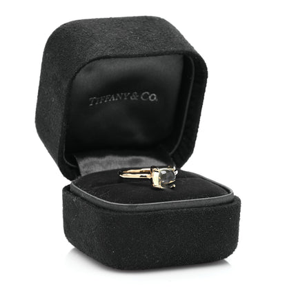 Tiffany 18K Yellow Gold Citrine 7mm Paloma Picasso Sugar Stacks Ring 53 6.25 5 of 5