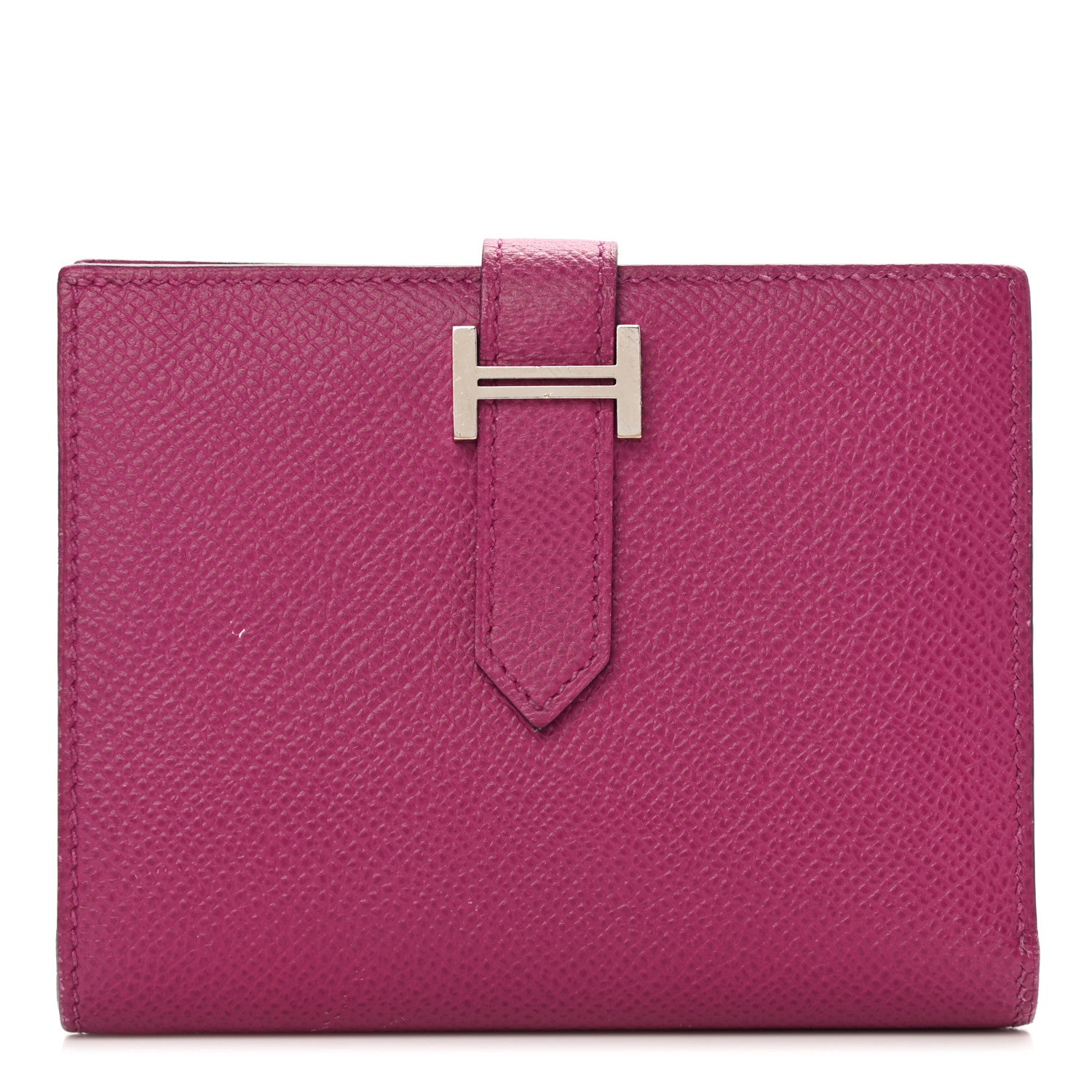 Hermes Epsom Bearn Compact Wallet Rose Pourpre 1 of 12