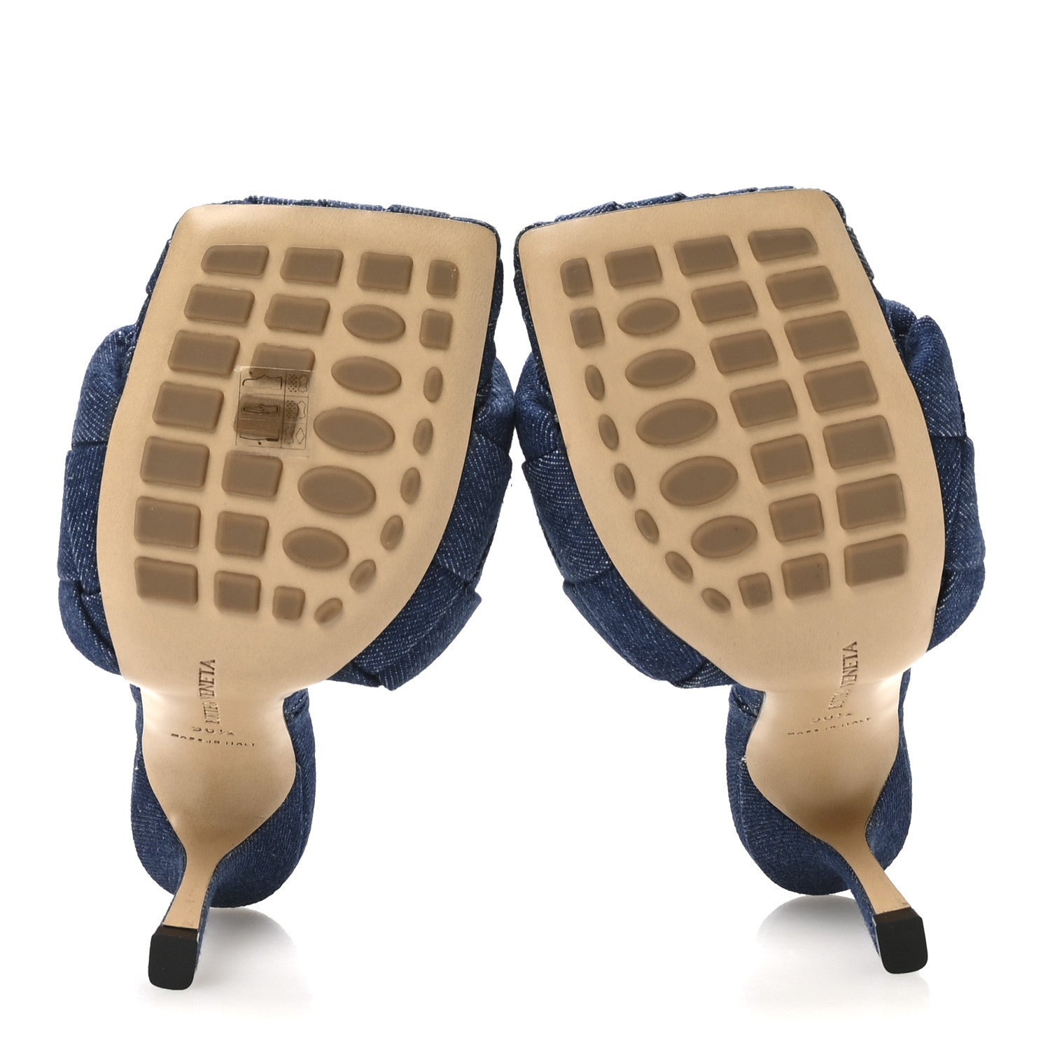 Bottega Veneta Denim Intrecciato Lido Mule 90 Sandals 36.5 Indigo 6 of 8