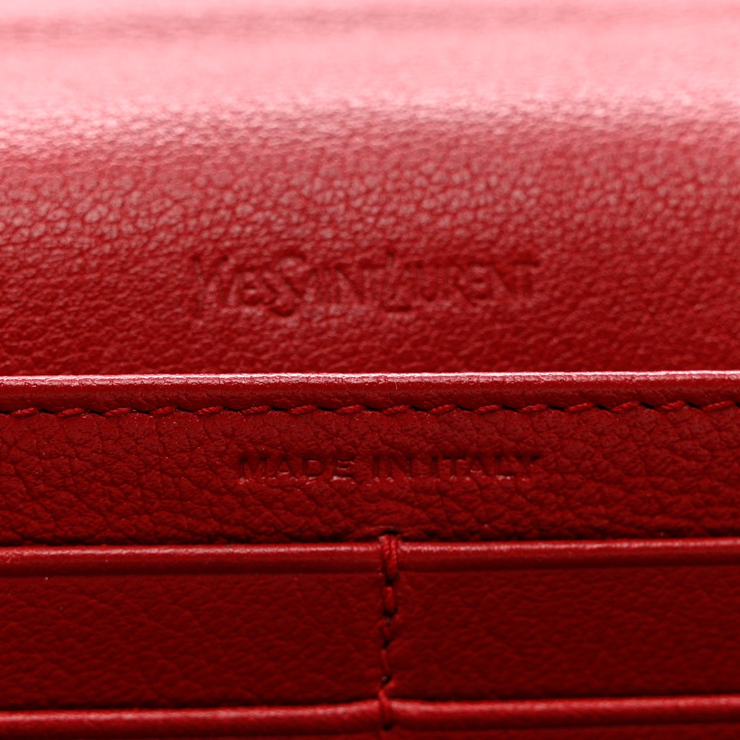 Goatskin Belle De Jour Flap Wallet Rouge Orient