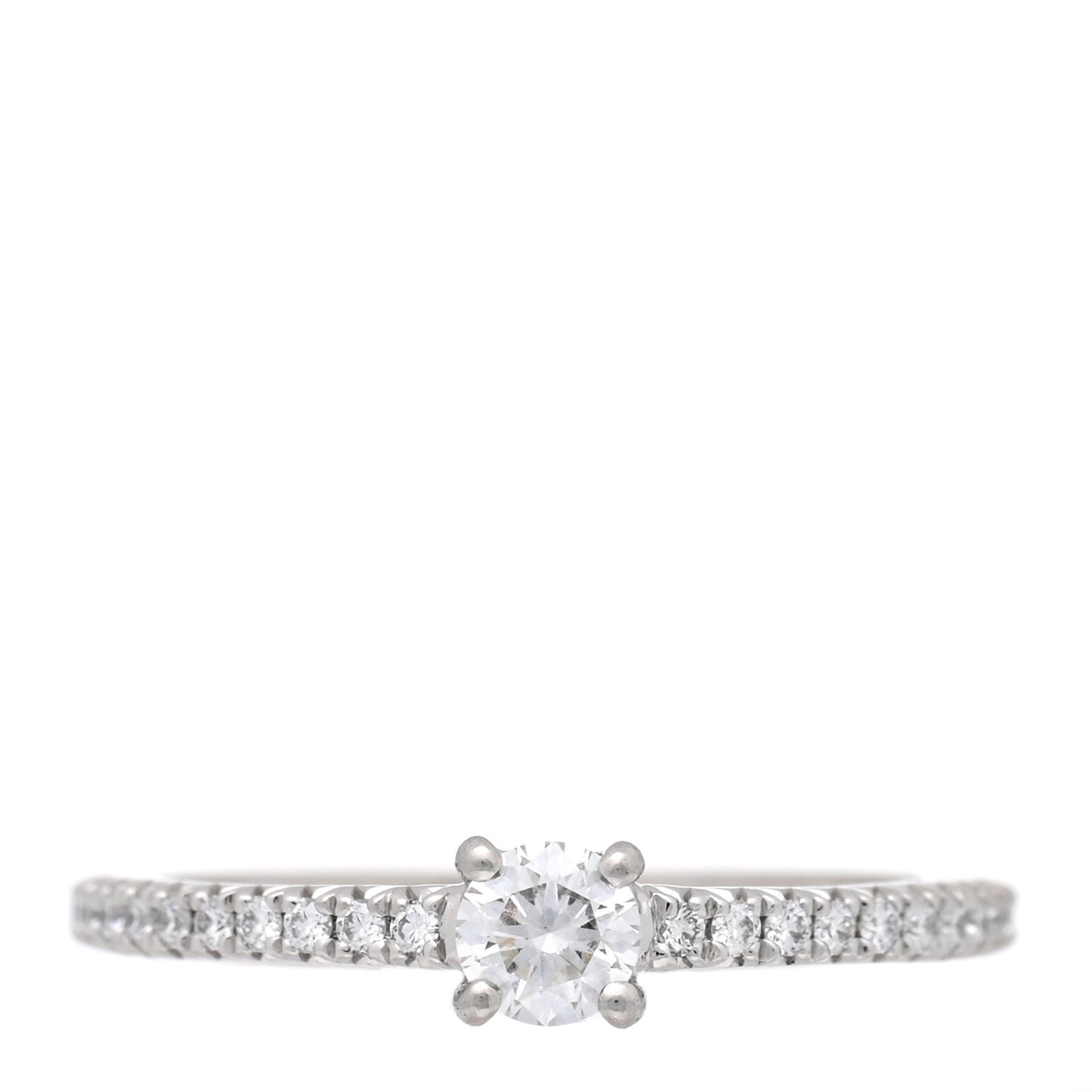 Platinum Diamond 0.16ct Novo Round Cut Engagement Ring 47 4