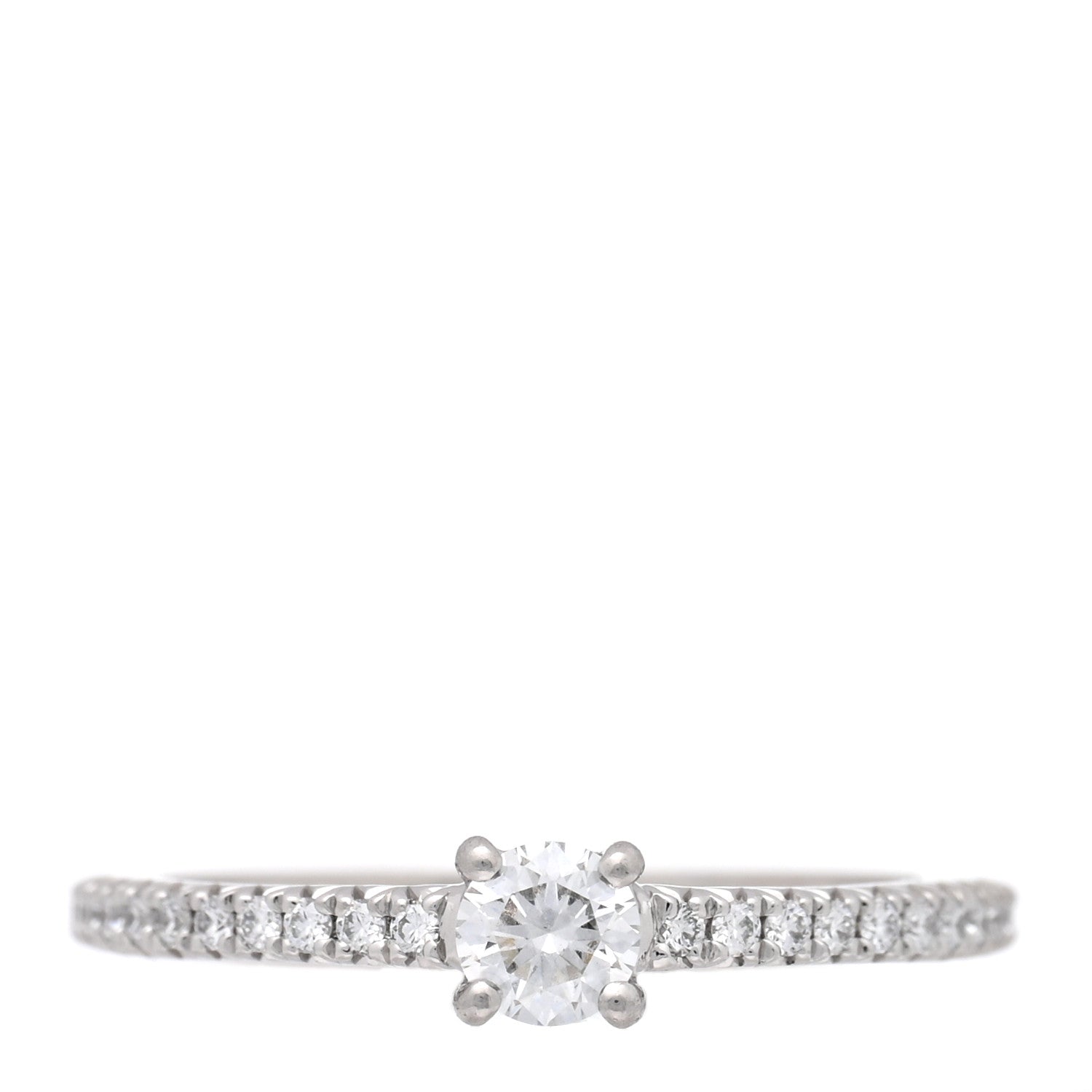 Tiffany Platinum Diamond 0.16ct Novo Round Cut Engagement Ring 47 4 1 of 5