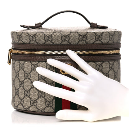 Gucci GG Supreme Monogram Ophidia Vanity Cosmetic Case 2 of 11