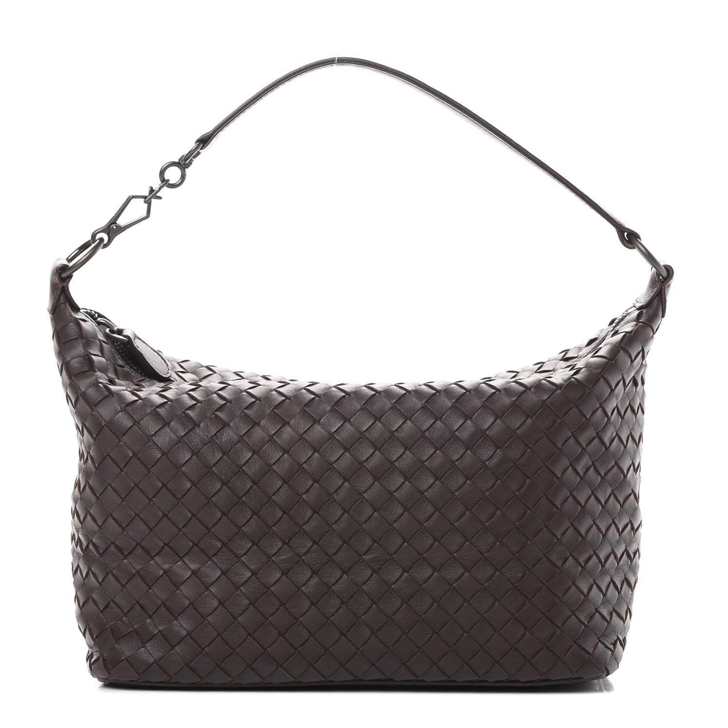 Bottega Veneta Nappa Intrecciato Small Shoulder Bag Ebano 1 of 10
