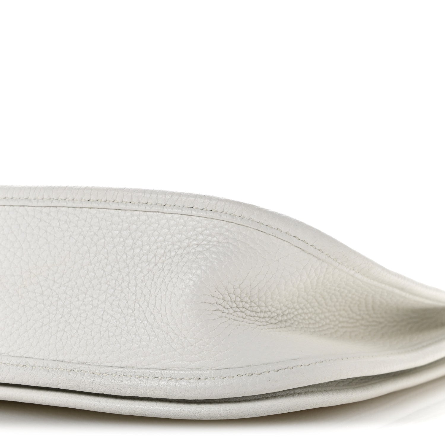 Hermes Taurillon Clemence EVELYNE III PM White 10 of 12