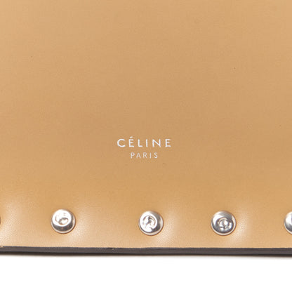 Celine Satinated Natural Calfskin Large Studs Vertical Cabas Sand 8 of 8