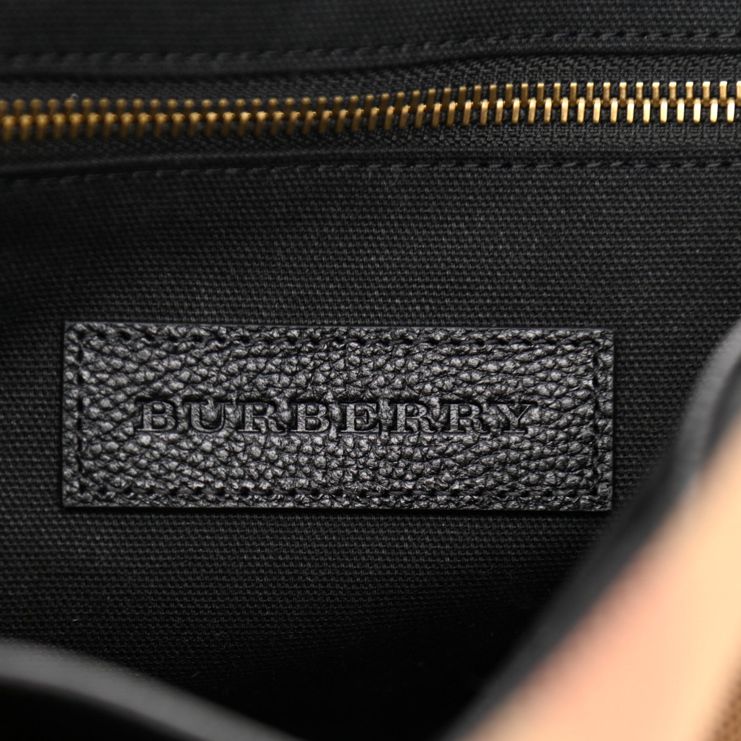 Burberry Canvas Mega Check Small Baildon Messenger Bag Black 5 of 10