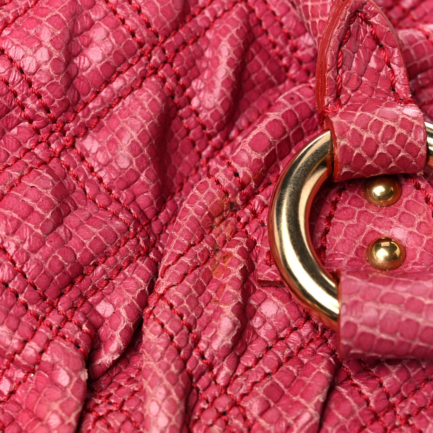 Python Embossed Stardust Stam Pink