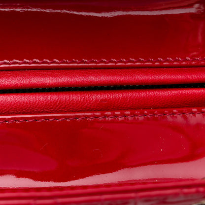Christian Dior CHRISTIAN DIOR Patent Cannage Medium Lady Dior Red 11 of 12