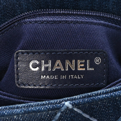 Chanel Denim Quilted Mini Coco Handle Flap Blue 6 of 9