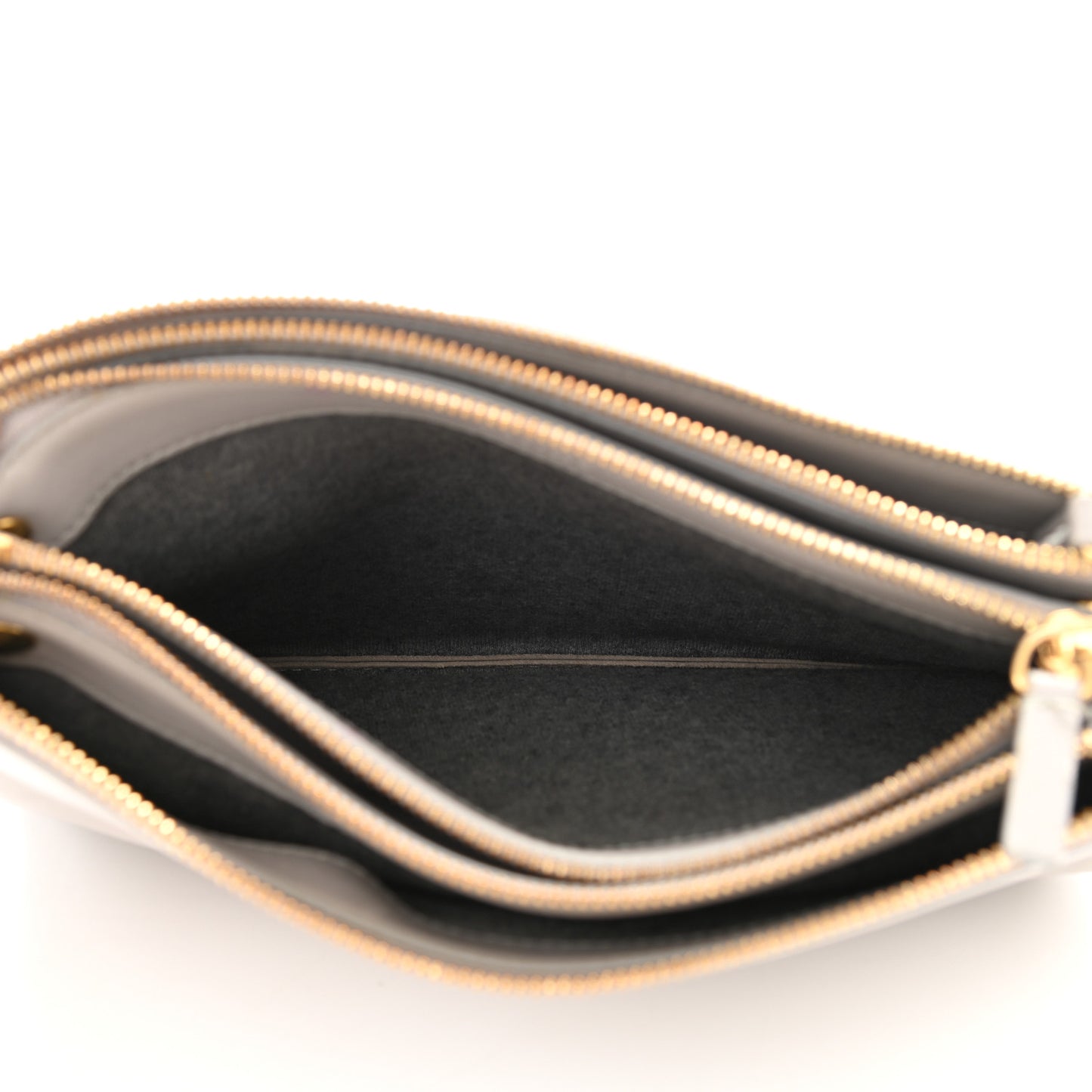 Lambskin Large Trio Crossbody Bag Smoke