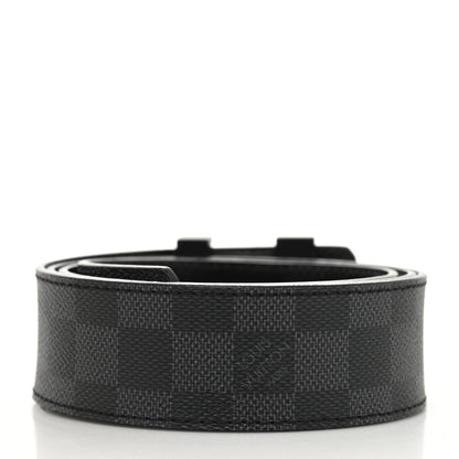 Louis Vuitton Damier Graphite 40mm LV Initiales Belt 105 42 2 of 7
