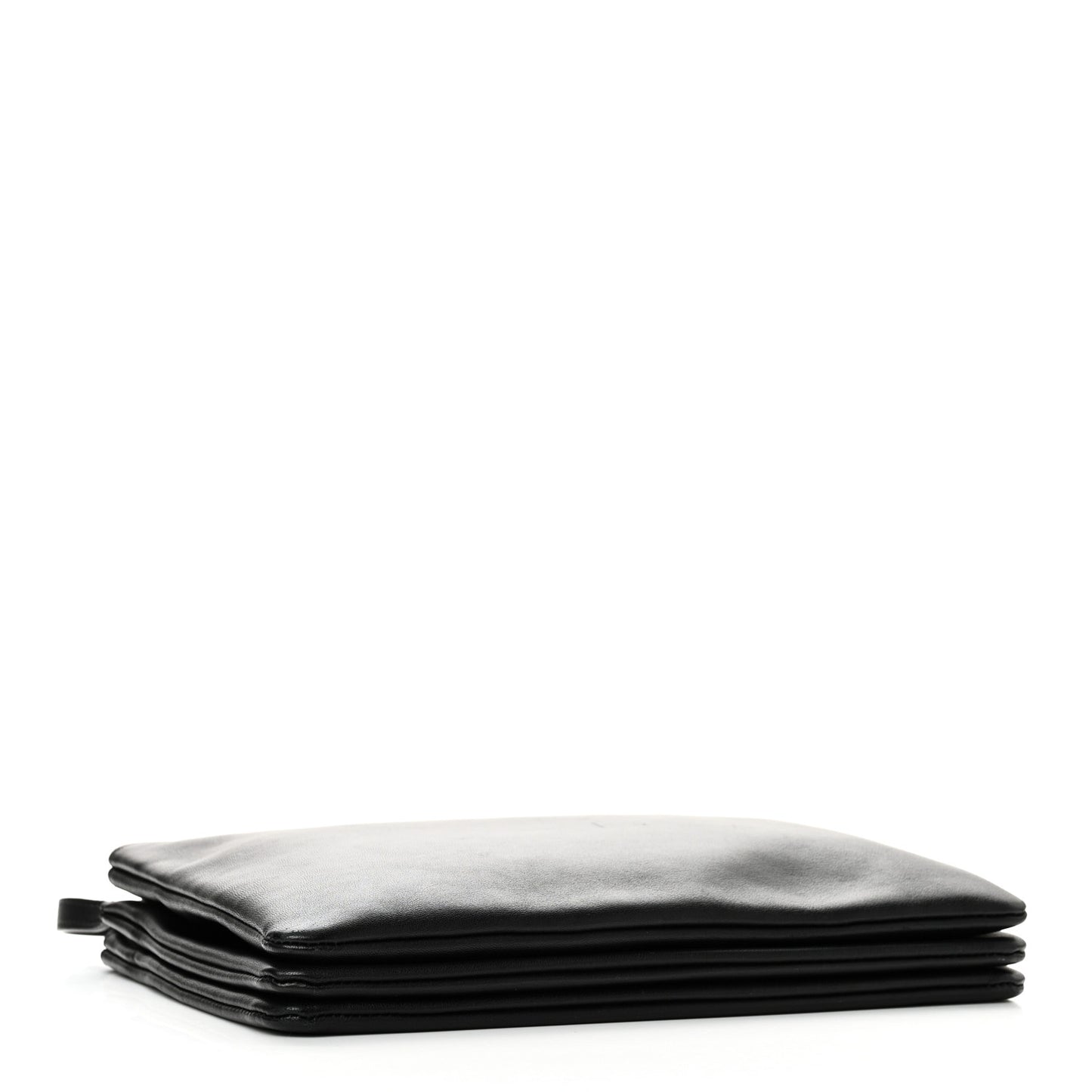 Lambskin Large Trio Crossbody Bag Black