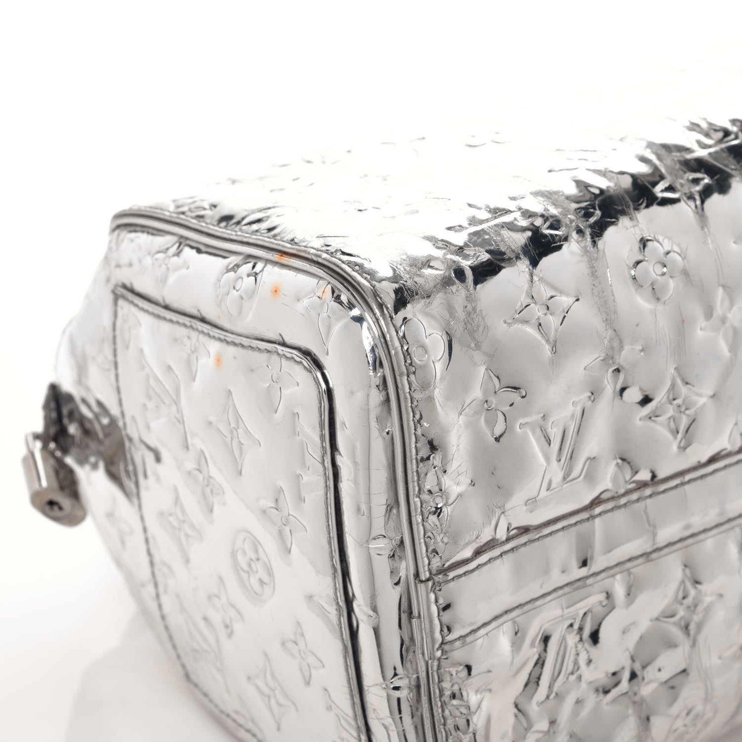 Louis Vuitton Monogram Miroir Speedy 30 Silver 6 of 18