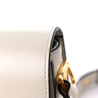 Gucci Azalea Calfskin Horsebit 1955 Shoulder Bag Mystic White 16 of 20